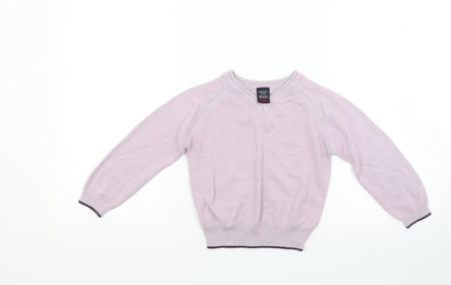 Next Girls Pink  Knit Pullover Jumper Size 2 Years