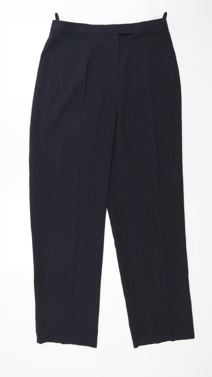 Tagg Womens Grey Striped  Trousers  Size 16 L28 in