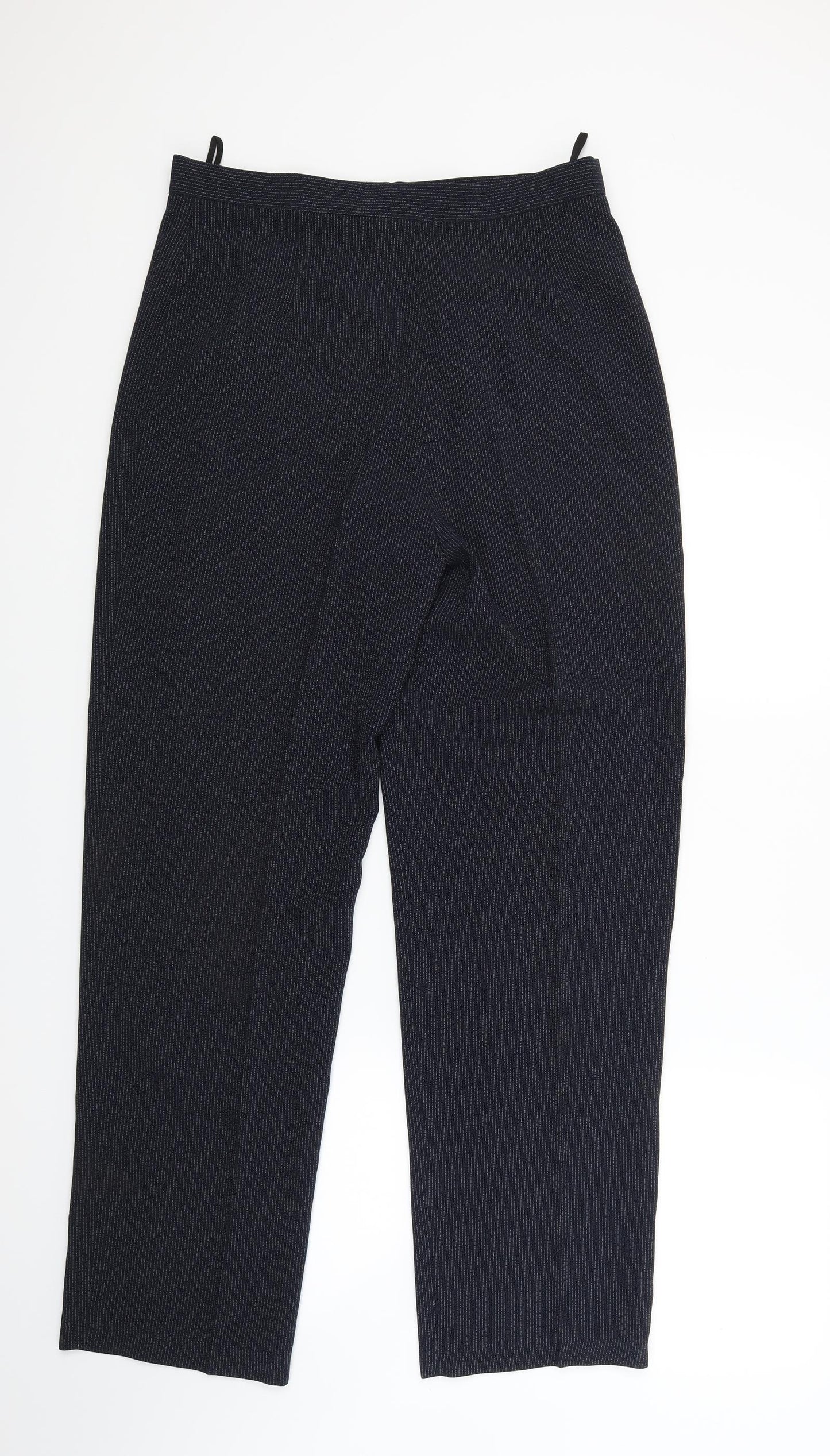 Tagg Womens Grey Striped  Trousers  Size 16 L28 in