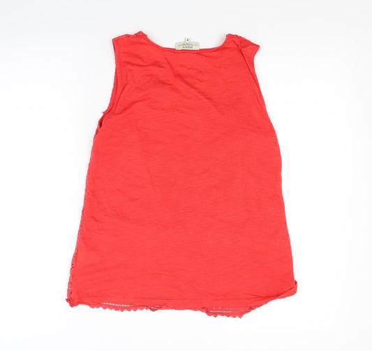 Papaya Womens Red  Jersey Basic Tank Size 8