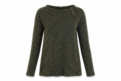 New Look Womens Green  Knit Pullover Jumper Size 8
