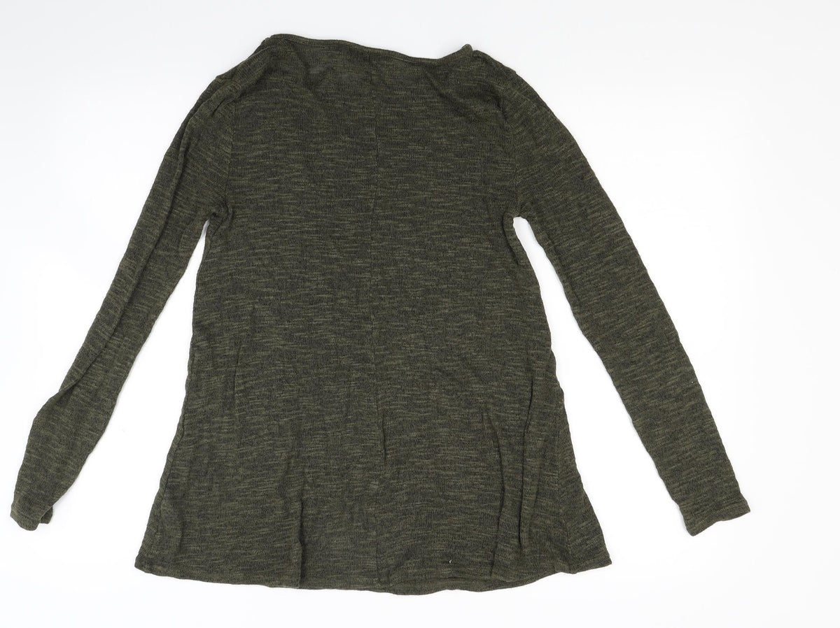 New Look Womens Green  Knit Pullover Jumper Size 8