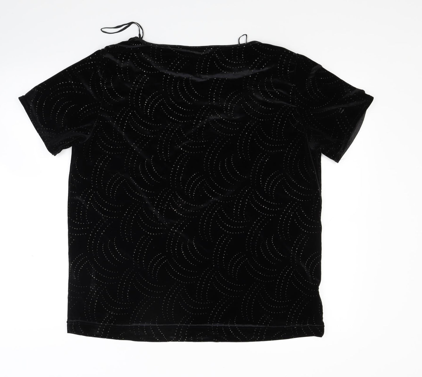 AMARANTO Womens Black   Basic T-Shirt Size 18