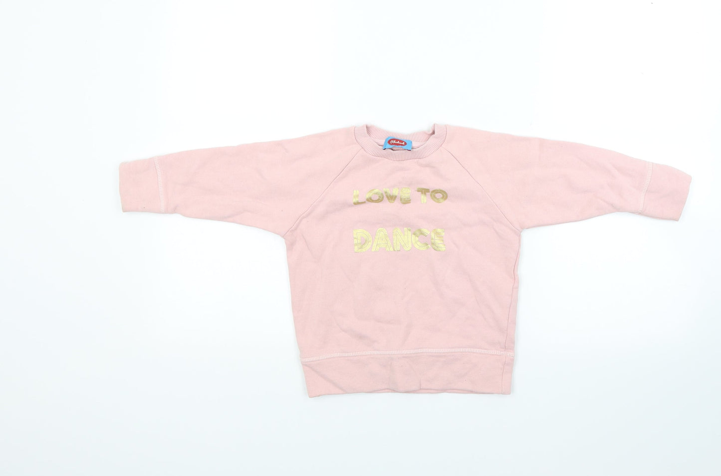 Rhubarb Girls Pink   Pullover Sweatshirt Size 3-4 Years  - Love to dance