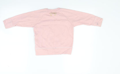 Rhubarb Girls Pink   Pullover Sweatshirt Size 3-4 Years  - Love to dance