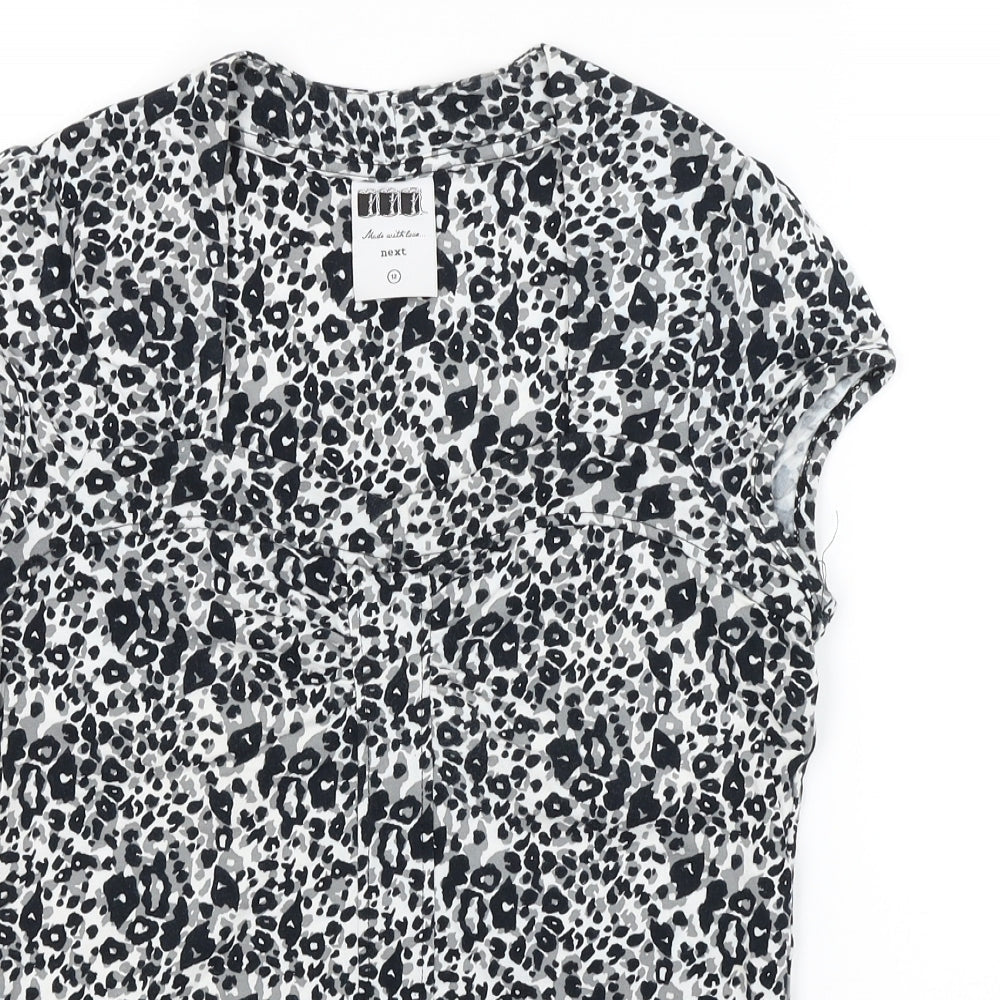 Womens UK Size 12 NEXT Black Basic Tank