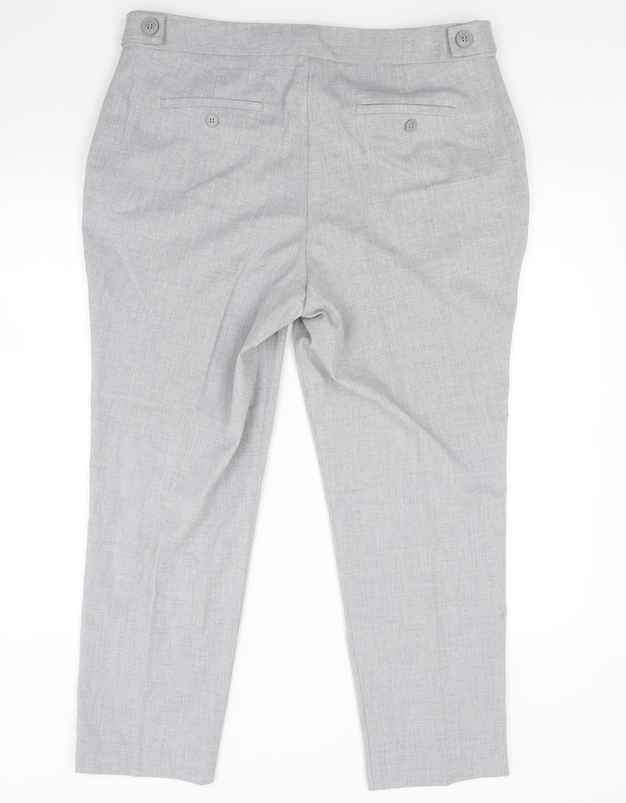 Womens UK Size 16 NEXT Regular Fit Sweatpants Grey Trousers