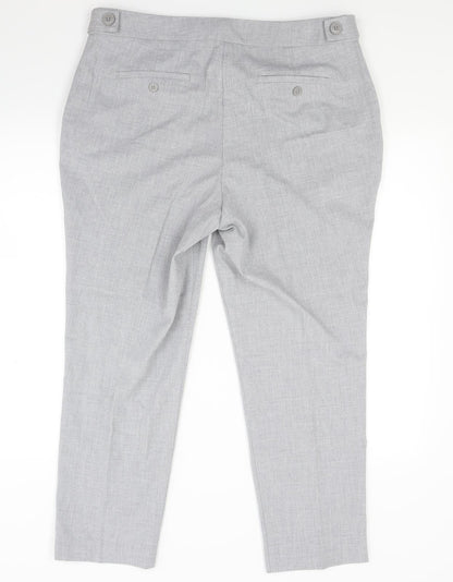 Womens UK Size 16 NEXT Regular Fit Sweatpants Grey Trousers