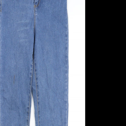 Primark Womens Blue  Denim Skinny Jeans Size 6 L24 in