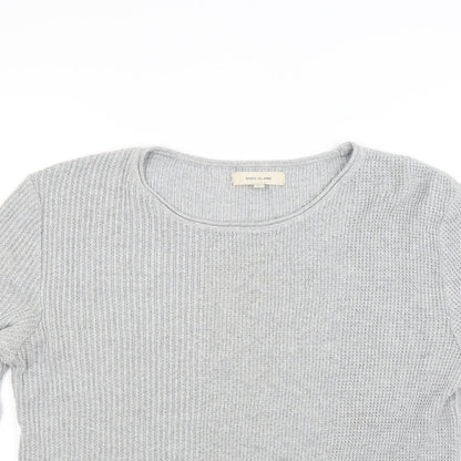 River Island Womens Grey  Knit Pullover Jumper Size M