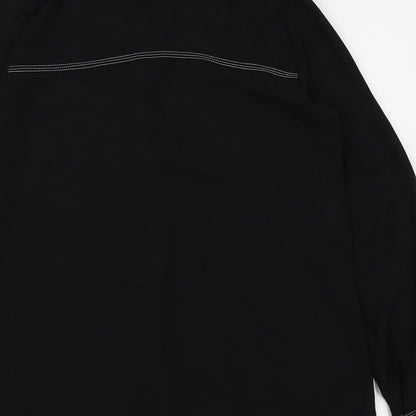 Womens UK Size 8 Dorothy Perkins Black Basic Button-Up