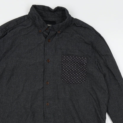 ASOS Mens Black    Button-Up Size S