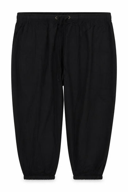 Womens UK Size 32 in label be Regular Fit Capri Black Trousers