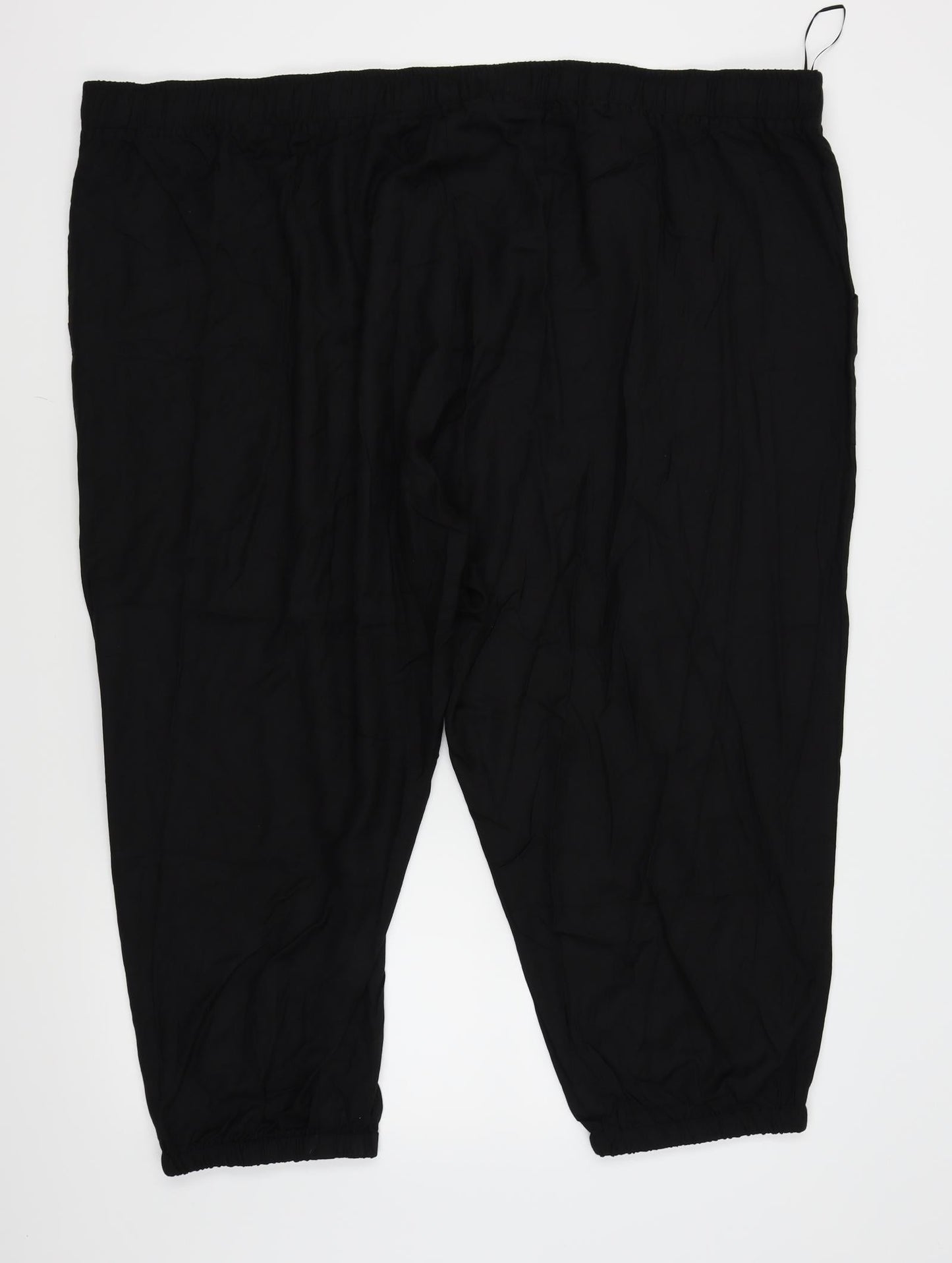 Womens UK Size 32 in label be Regular Fit Capri Black Trousers