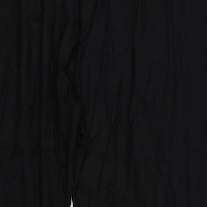 Womens UK Size 32 in label be Regular Fit Capri Black Trousers