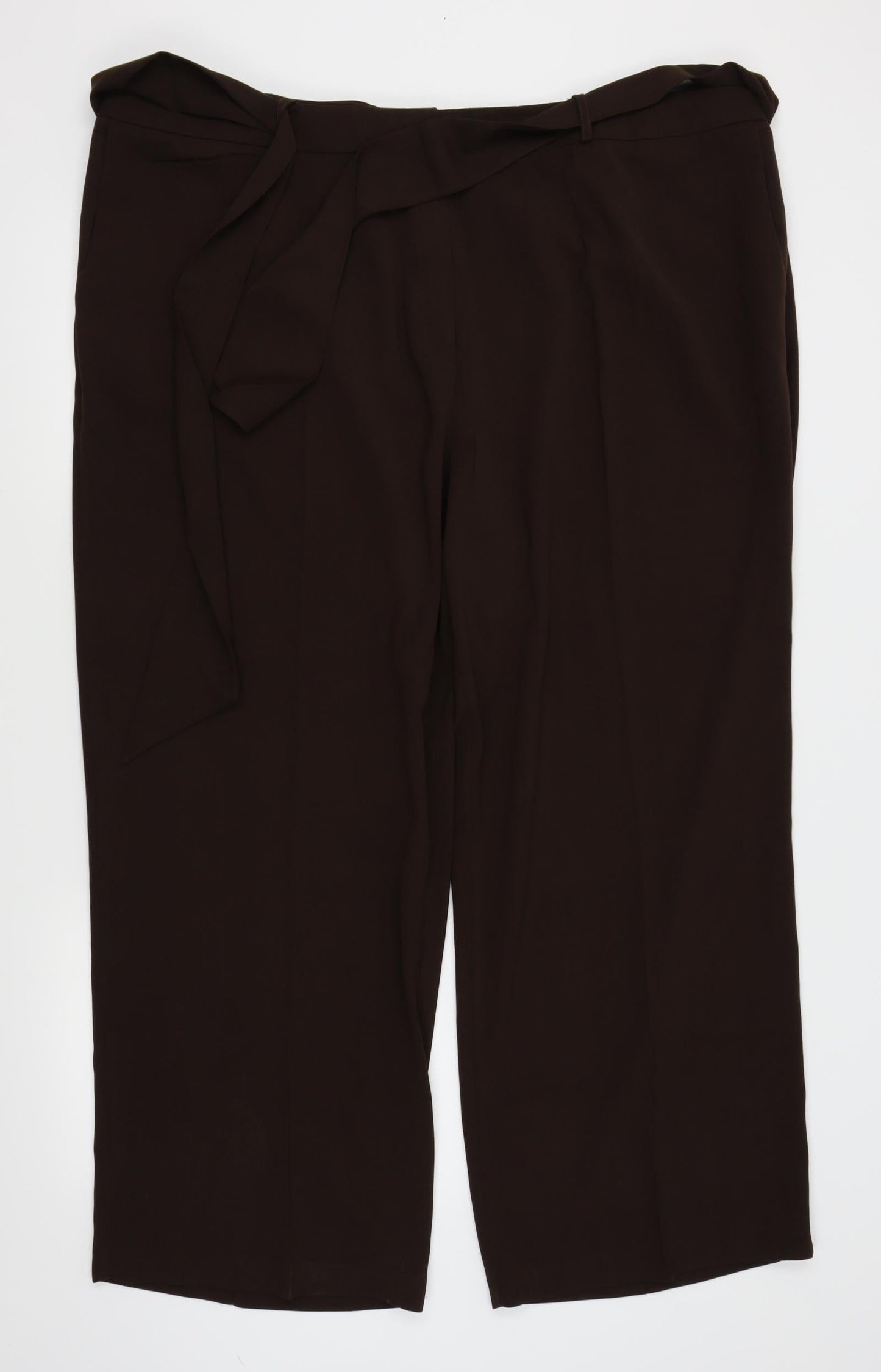 Womens UK Size 44 in Wardrobe Regular Fit  Brown Trousers