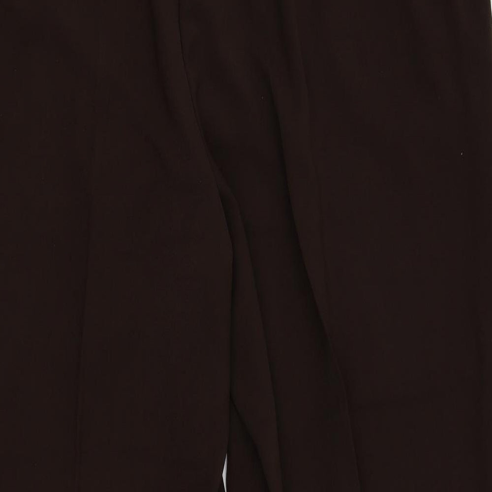 Womens UK Size 44 in Wardrobe Regular Fit  Brown Trousers