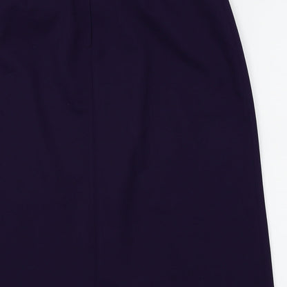 Hennes Womens Purple   A-Line Skirt Size 14
