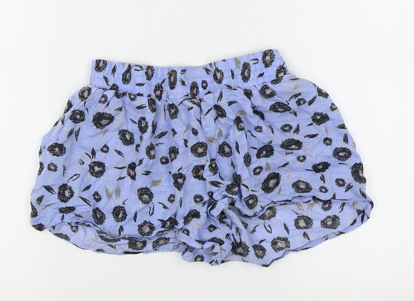 NEXT Girls Blue Floral  Hot Pants Shorts Size 10 Years