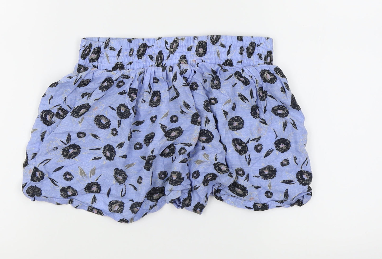 NEXT Girls Blue Floral  Hot Pants Shorts Size 10 Years