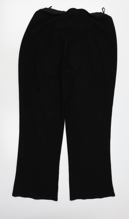 BM Womens Black   Trousers  Size 20 L28 in