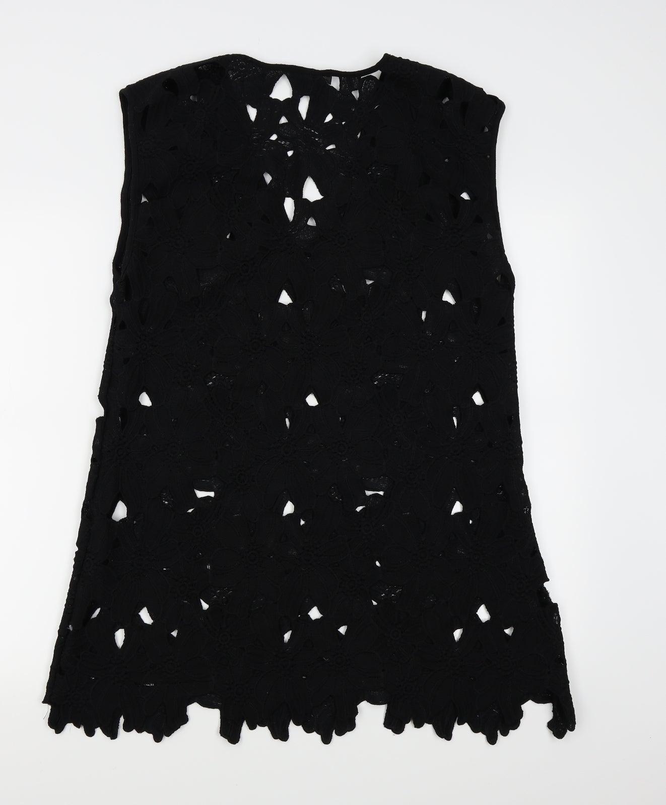 Primark Womens Black Fair Isle  Pencil Dress  Size L