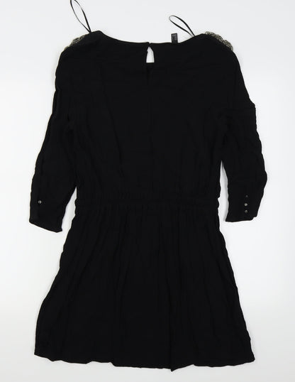 Mango Womens Black   Fit & Flare  Size 10