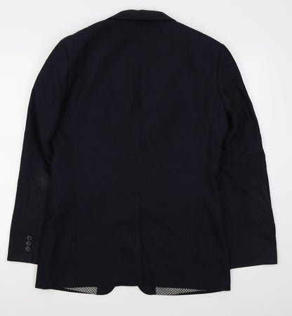 lambrella Mens Blue   Jacket Blazer Size 36