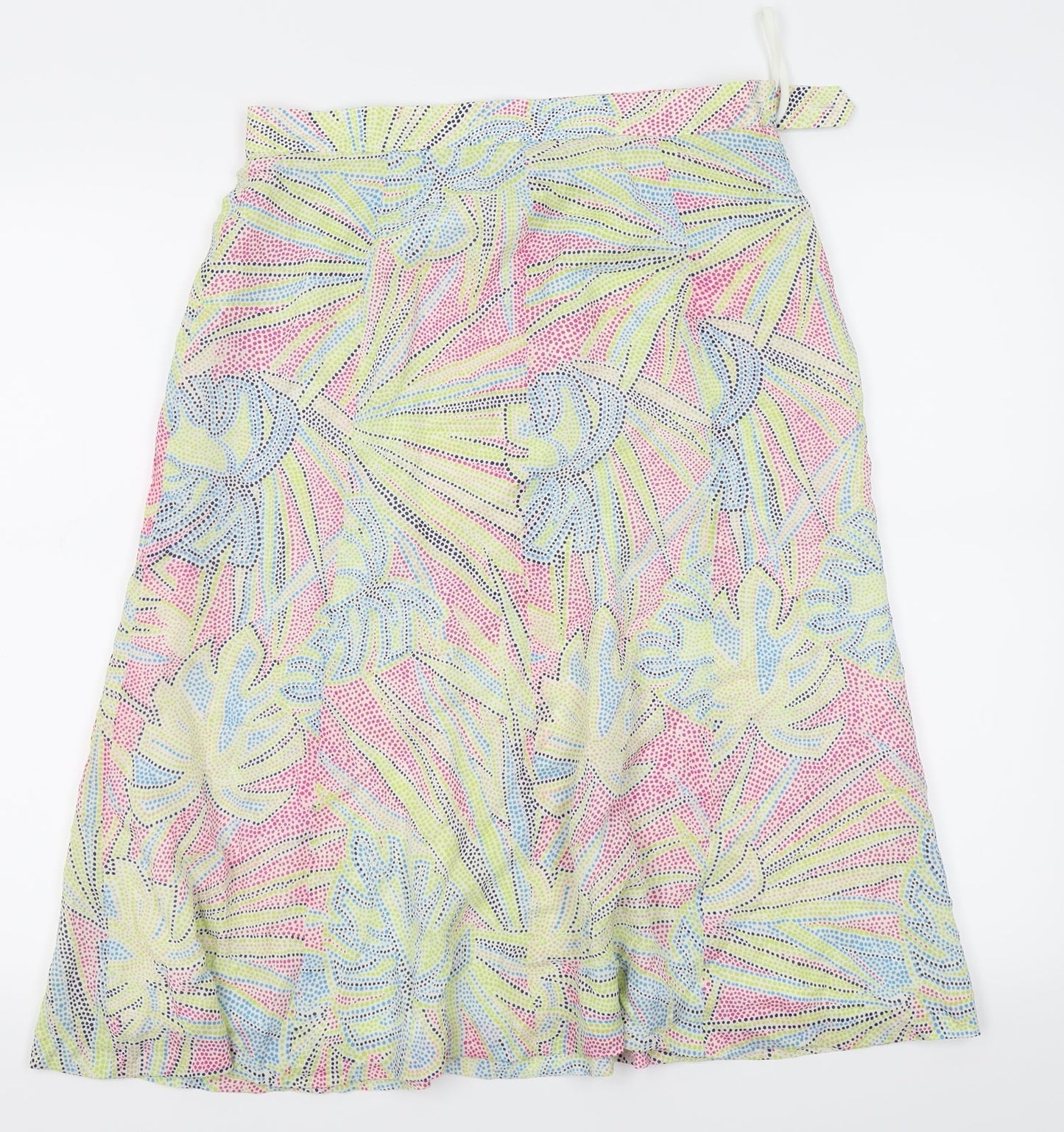 Episode Womens Multicoloured Fair Isle  Flare Skirt Size 10