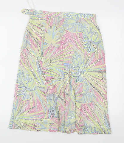 Episode Womens Multicoloured Fair Isle  Flare Skirt Size 10