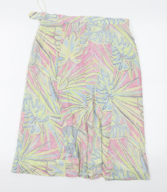 Episode Womens Multicoloured Fair Isle  Flare Skirt Size 10