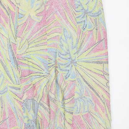 Episode Womens Multicoloured Fair Isle  Flare Skirt Size 10