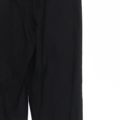 Divided Womens Black   Cropped Trousers Size 14 L30 in