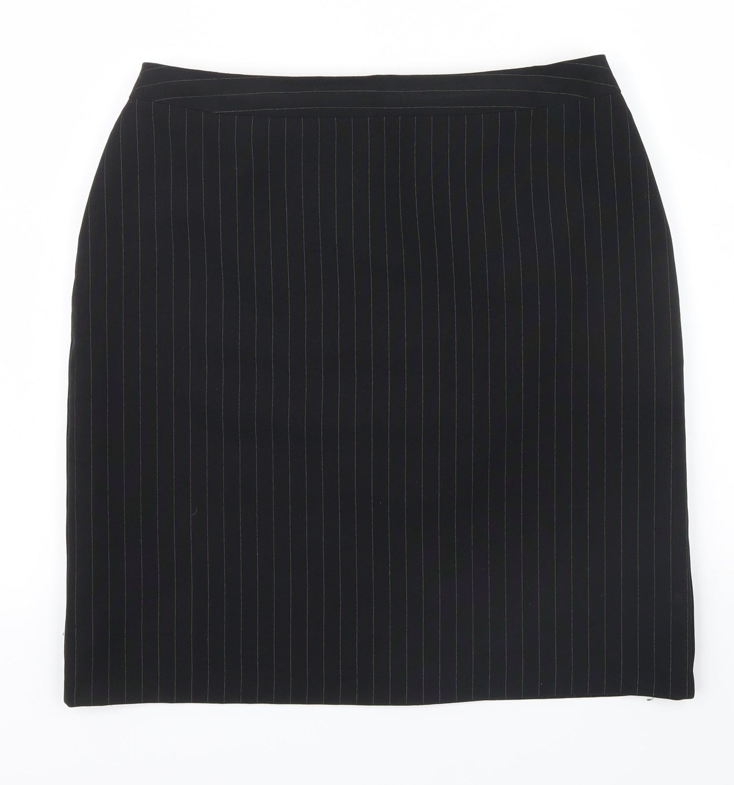 Dorothy Perkins Womens Black   A-Line Set Size 12  - pin striped