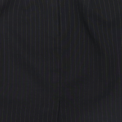 Dorothy Perkins Womens Black   A-Line Set Size 12  - pin striped