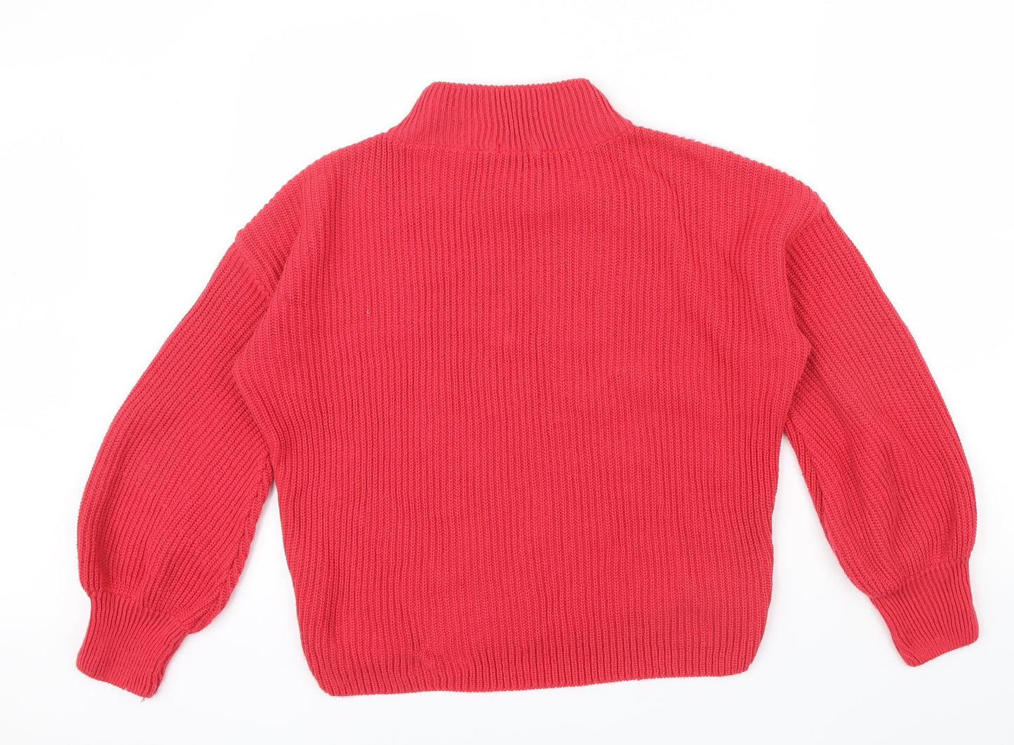 Boohoo Womens Pink   Pullover Jumper Size 8
