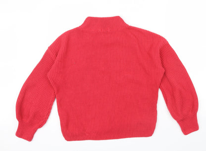 Boohoo Womens Pink   Pullover Jumper Size 8