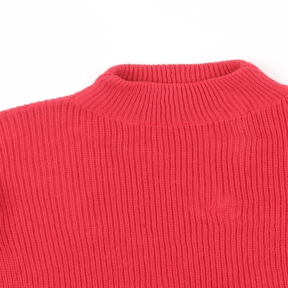 Boohoo Womens Pink   Pullover Jumper Size 8