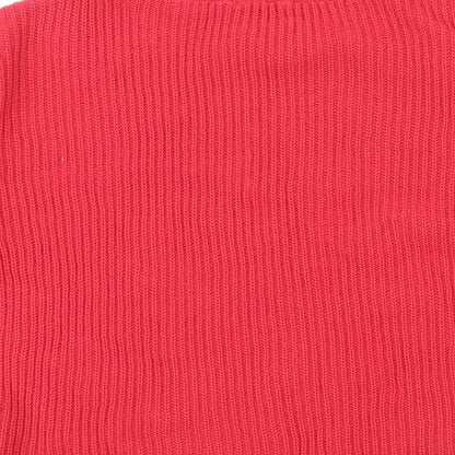 Boohoo Womens Pink   Pullover Jumper Size 8