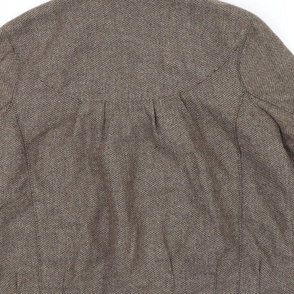 River Island Womens Brown   Jacket  Size 12  - Puff sleeve
