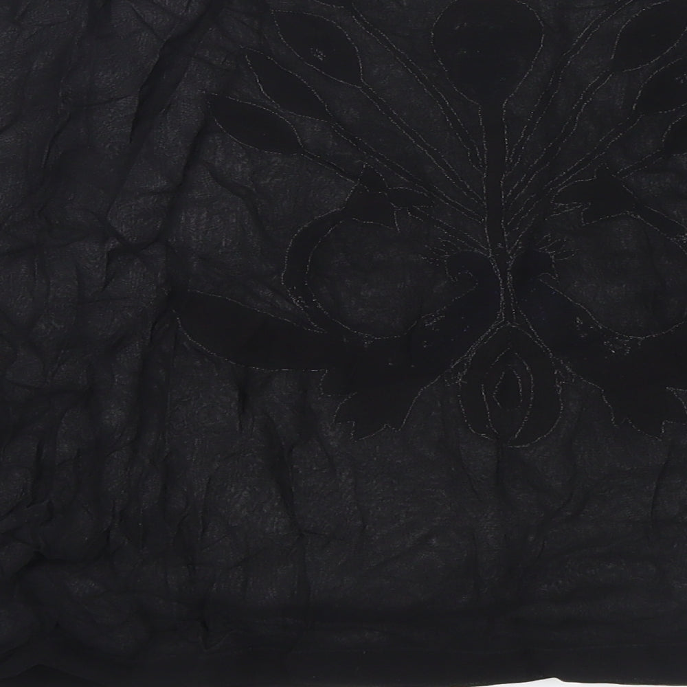 Miss Selfridge Womens Black   Basic Blouse Size 12  - BEAD DETAIL