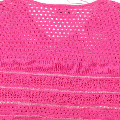 Papaya Womens Pink  Knit Pullover Jumper Size M