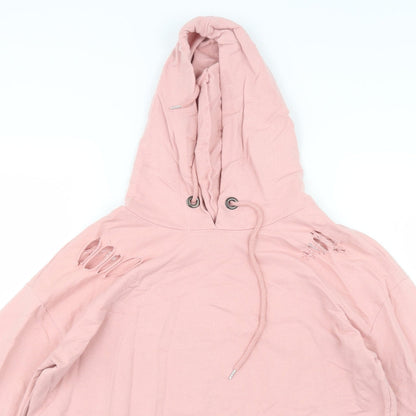 Select Womens Pink   Pullover Hoodie Size 10