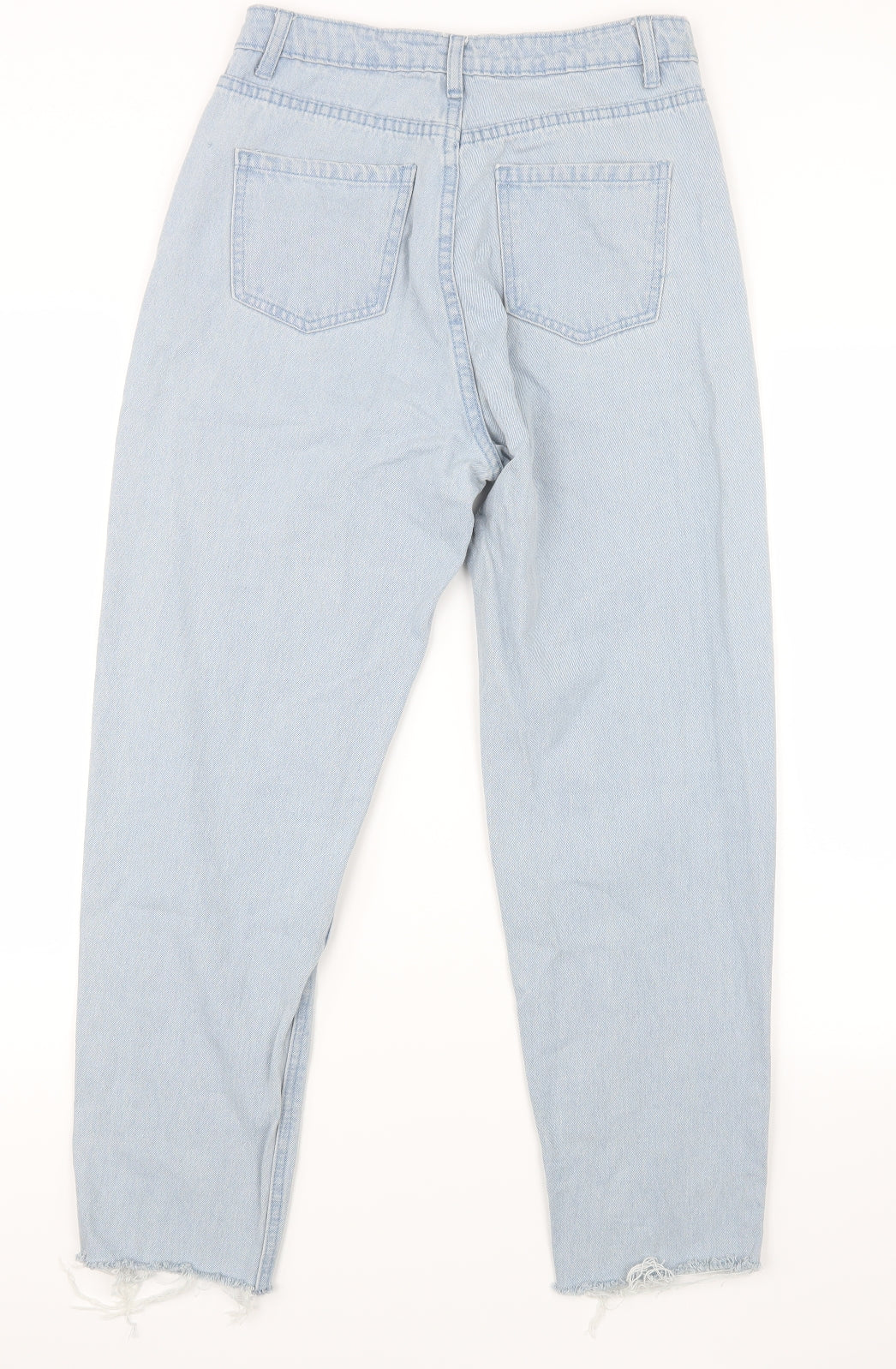 Missguided Womens Blue  Denim Straight Jeans Size 10 L27.5 in