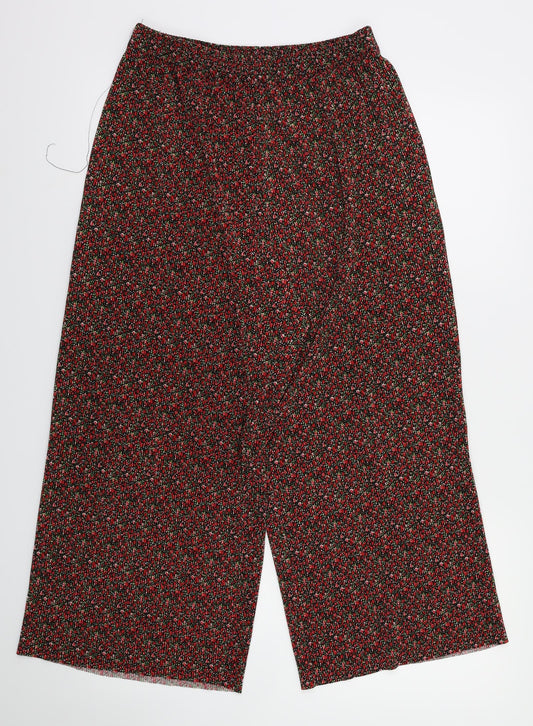 Primark Womens Red   Trousers  Size 10 L24 in - Stretch waistband