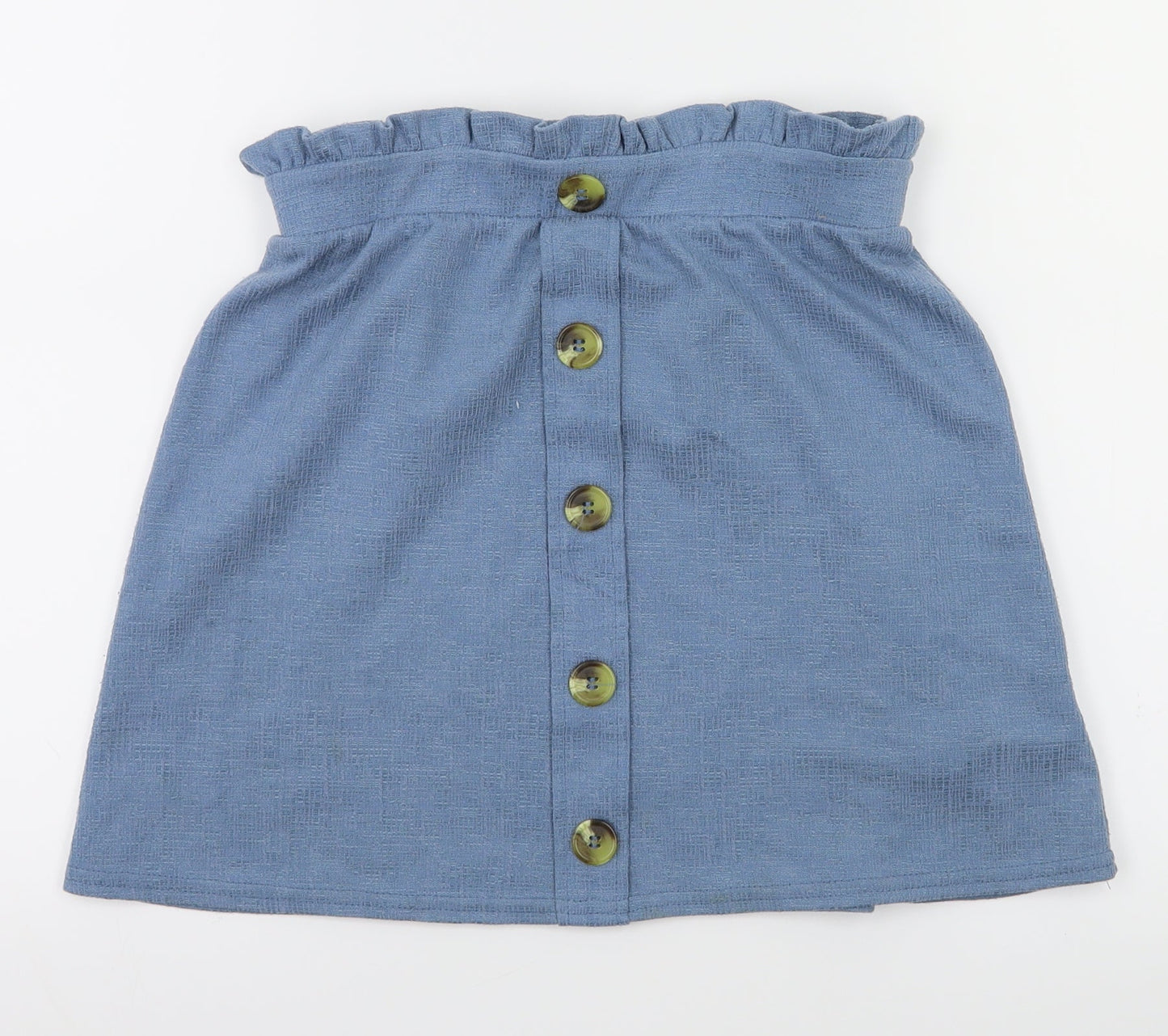 New Look Womens Blue   A-Line Skirt Size 10  - Stretch waistband