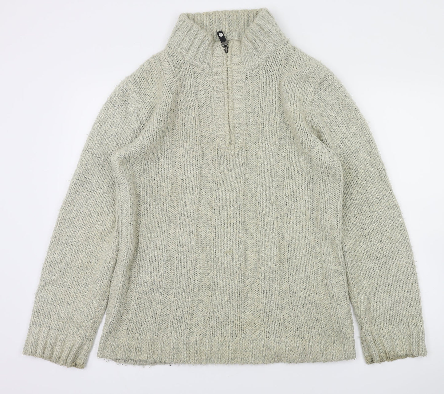 Mens UK Size S Easy Beige Pullover Sweatshirt