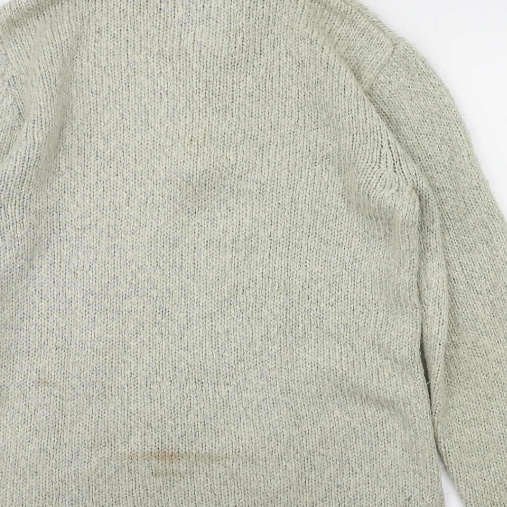 Mens UK Size S Easy Beige Pullover Sweatshirt