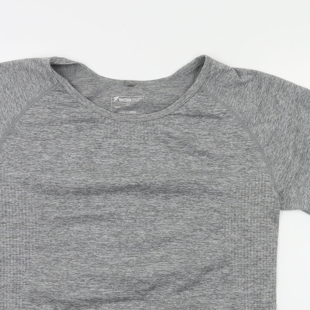 Work Out  Girls Grey   Basic Polo Size 14 Years