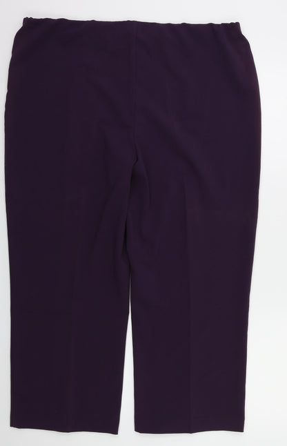 Autonomy Womens Purple   Trousers  Size 20 L25 in